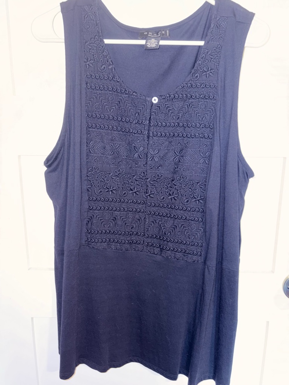 Navy Blue Dressy Tank